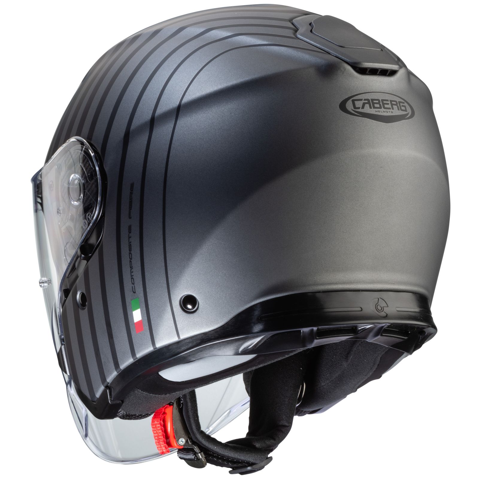 Casco Caberg Flyon Bakari, mate-gun/negro