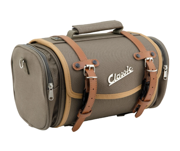 Bolsa "Classic" pequeña para Vespa, lona, oliva