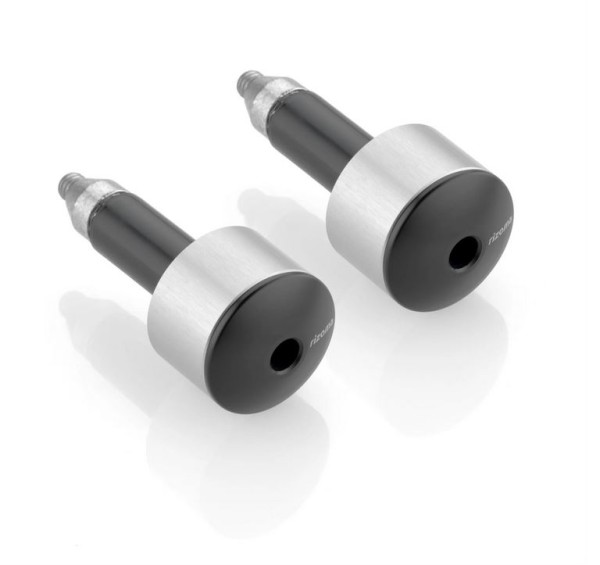 Contrapesos de manillar RIZOMA izquierdo y derecho para Vespa, anodizado plata