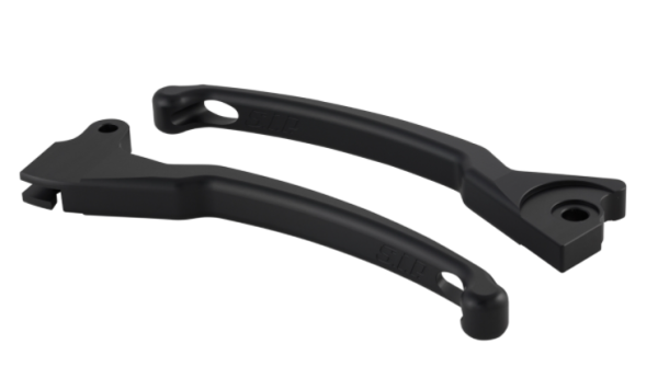 Palanca sport set freno izquierda/derecha para Vespa LX/​LXV/​S/​Primavera/​Sprint 50-150ccm, negro mate