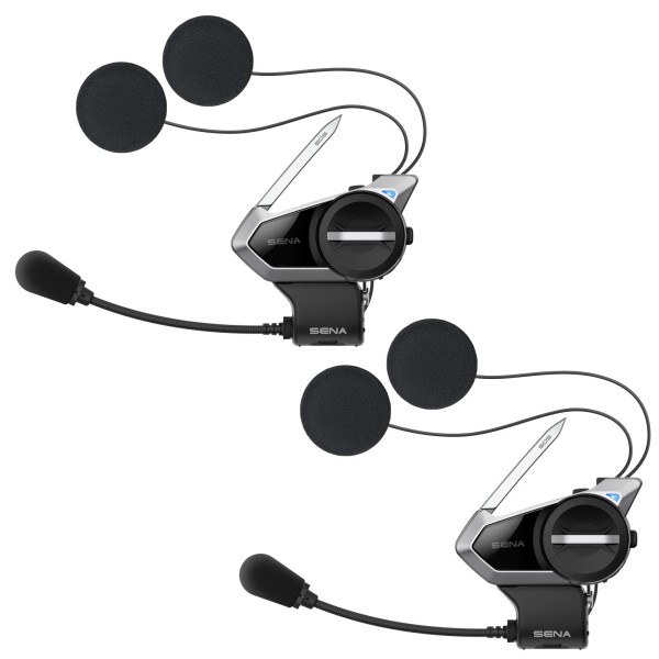 SENA 50S Doppelset - Sound by Harman Kardon - Sistema de comunicación Bluetooth para motos