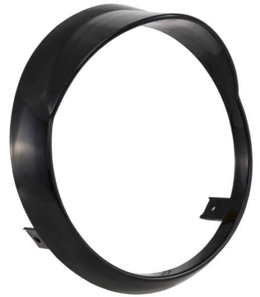 Anillo de luz para Vespa Primavera 50-150ccm 2T/4T, negro brillante