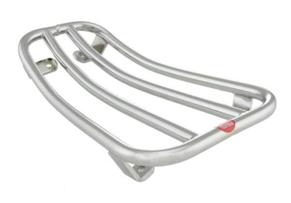 Portaequipajes de paso cromado para Vespa Primavera/​Sprint 50-150ccm