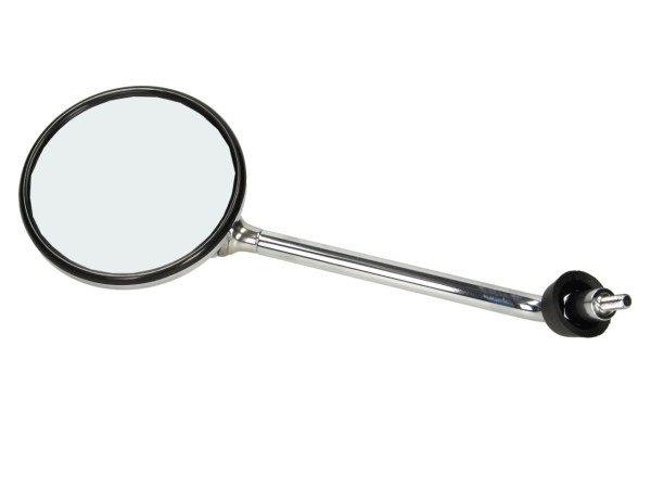 Espejo, izquierdo, cromado, con rosca derecha