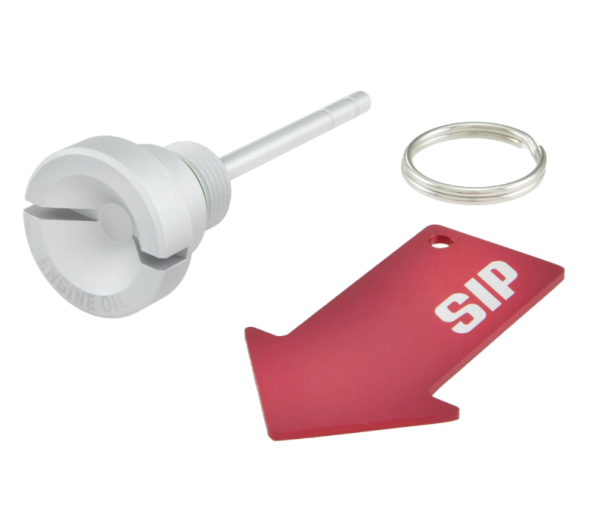 Tapón de llenado de aceite de motor para Vespa GTS Super 125cc 4T LC Euro 3 (09-16), plata mate