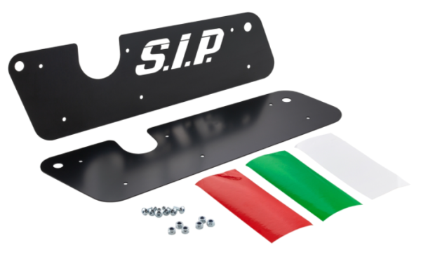Cobertura escape basculante para Vespa GTS/​GTS Super/​GTV/​GT 60/​GT/​GT L, acero inoxidable negro