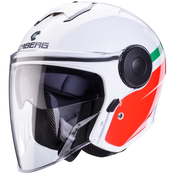 Casco Caberg Soho Zephyr Italia blanco/verde-rojo