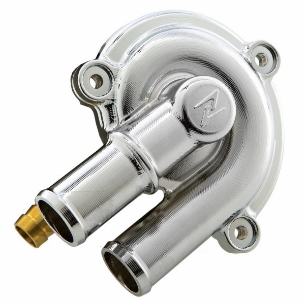 Tapa de bomba de agua para Vespa GTS/​GTS Super/​GTV/​GT 60/​GT/​GT L 125-300ccm 4T LC, cromada
