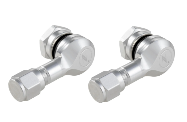 Núcleo de válvula ZELIONI para neumático tubeless/llanta 80°, plata