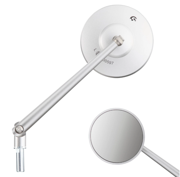 Retrovisor estándar izquierdo o derecho para Vespa PX 125-200ccm, aluminio mate