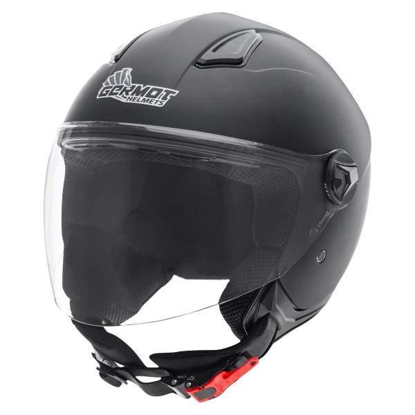 Casco Germot GM 196, negro mate
