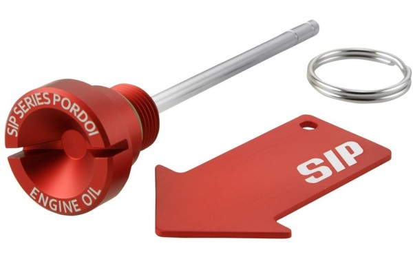 Tornillo de llenado de aceite aceite de motor para Vespa GTS/​GTS Super/​GTV 300cc HPE, rojo mate