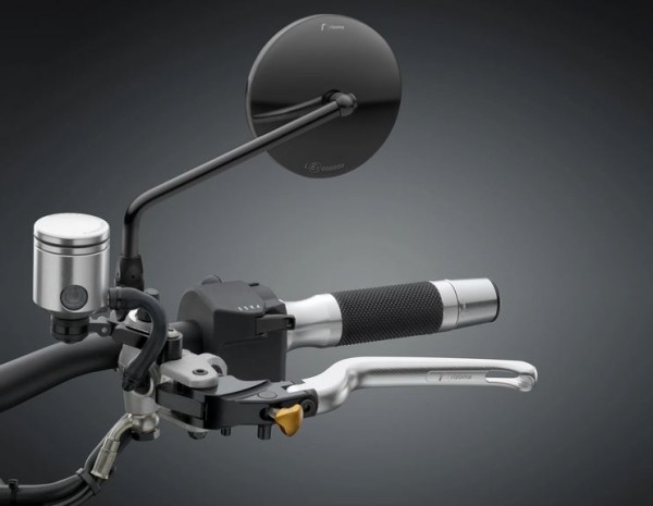 Espejo RIZOMA "ONE" izquierdo o derecho para Vespa, anodizado negro