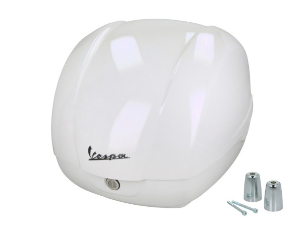 Baúl original 36L para Vespa GTS 125/310 y GTV 310 - blanco