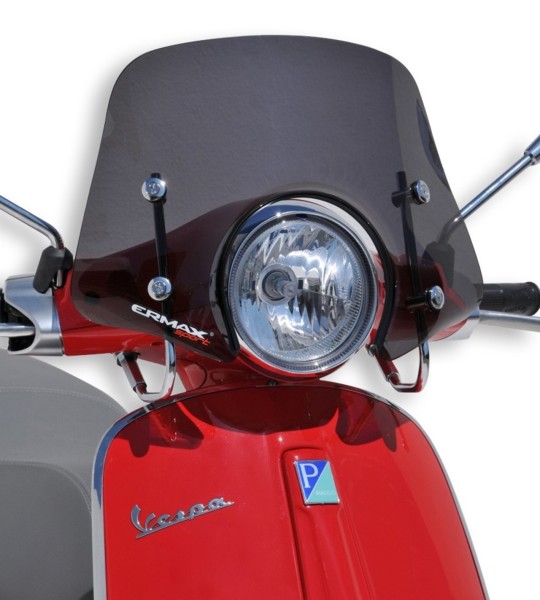 Parabrisas ERMAX Piccolo H 300 mm para Vespa Primavera 50-150cc 2T/4T, transparente