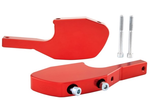 Adaptador reposapiés pasajero para Vespa GTS/​GTS Super/​GTV/​GT 60/​GT/​GT L 125-300ccm, rojo