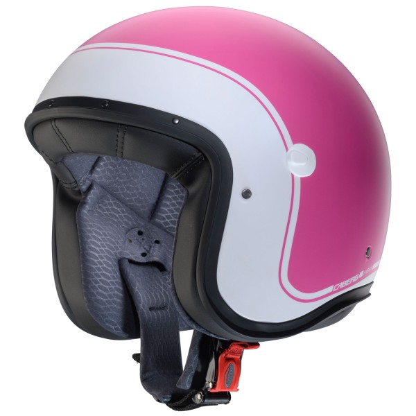 Casco Caberg Freeride X Imola mate fucsia/blanco