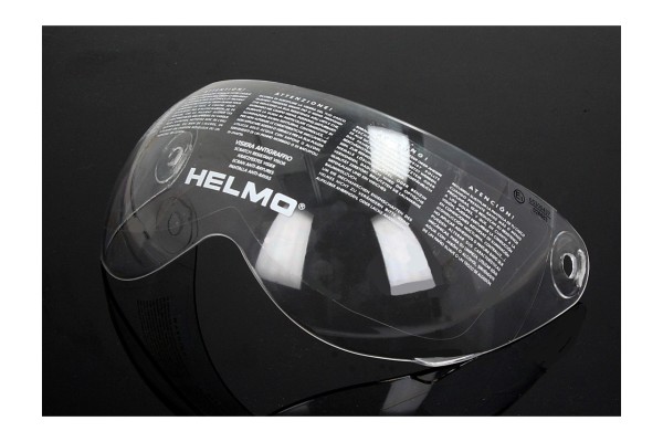 Visera Helmo Milano, PelleDura, transparente, visera para gafas Pelledura y Vapensiero (ECE 22.06)
