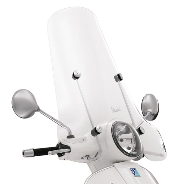 Parabrisas original Vespa / Pantalla de protección contra la intemperie "Alta" para Vespa GTS / GTS Super
