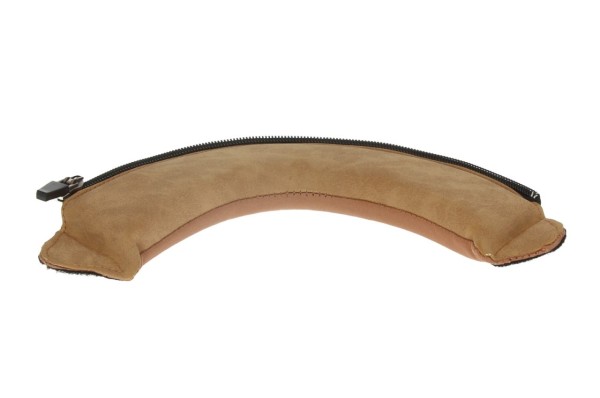 Almohadilla cervical Helmo Milano, marrón, con cremallera, lavable