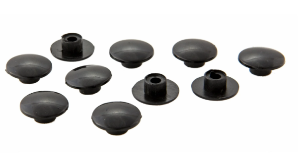 Tapa perno rueda delantera o trasera, negra