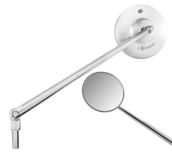 Retrovisor estándar izquierdo o derecho para Vespa PX 80-200ccm, cromado