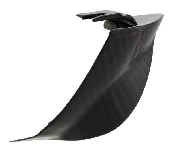 Pieza final bajo carrocería izquierda para Vespa Primavera/​Sprint 50-150ccm 2T/​4T AC, carbono