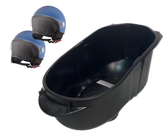 Compartimento para hasta dos cascos para Vespa GTS/GTS Super/GTV 125-300cc ('19-) Big Box