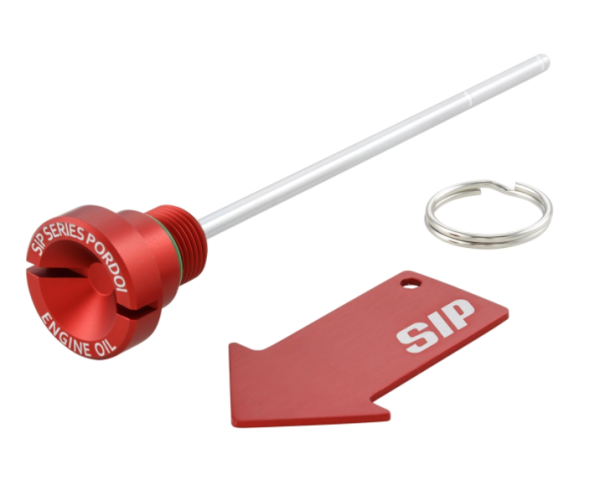 Tornillo de llenado de aceite aceite de motor para Vespa Primavera/​Sprint 125-150ccm i.e. 3V 4T CA, rojo