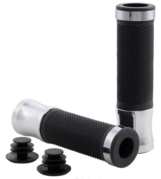 Puños para Vespa GTS/​GTS Super/​GT/​GT L 125-300ccm, cromo