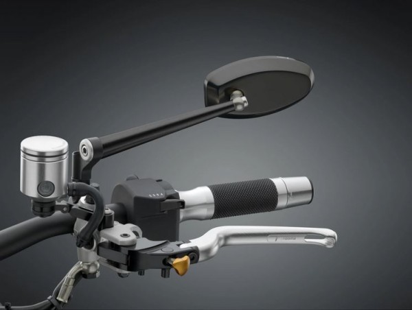 Espejo RIZOMA "DYNAMIC" izquierdo o derecho para Vespa, anodizado negro