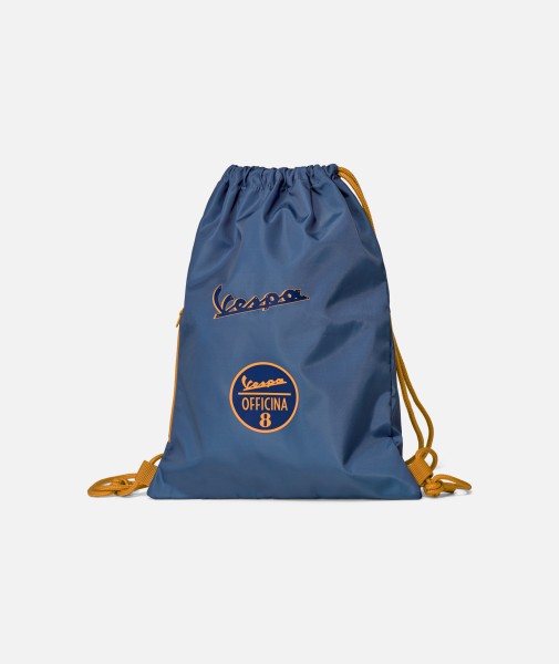 Vespa bolsa de deporte/mochila Officina 8 azul