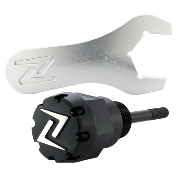 Tornillo de llenado de aceite aceite de motor para Vespa, negro