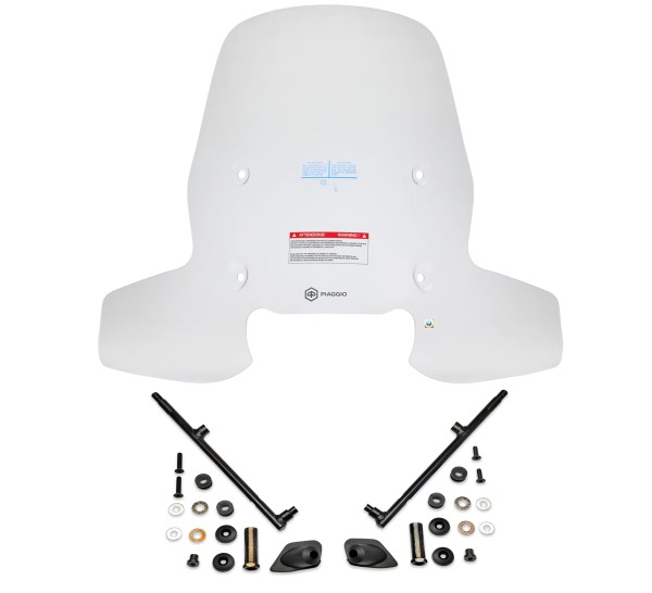 Parabrisas Urban transparente con soporte para Beverly HPE