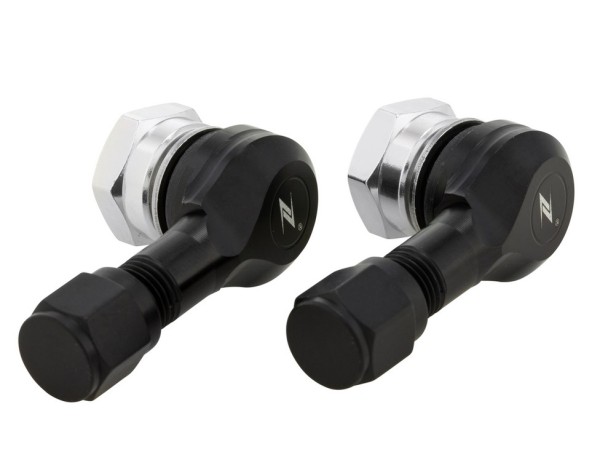 Inserto de válvula para neumáticos sin cámara/llantas 80°, negro mate