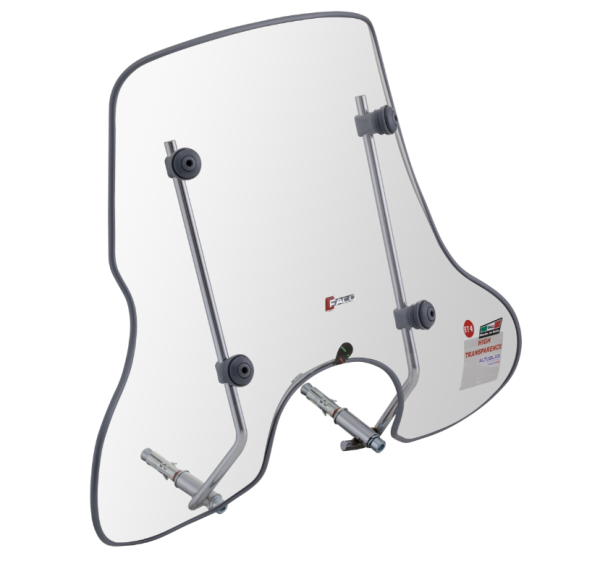 Parabrisas FACO 4 estaciones para Vespa ET2/ET4 50-150cc, transparente