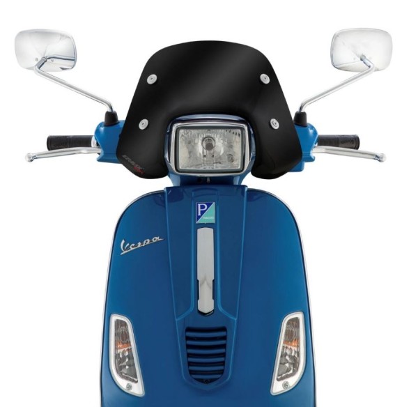 Flyscreen ERMAX Piccolo para Vespa S 50-150cc, tintado negro