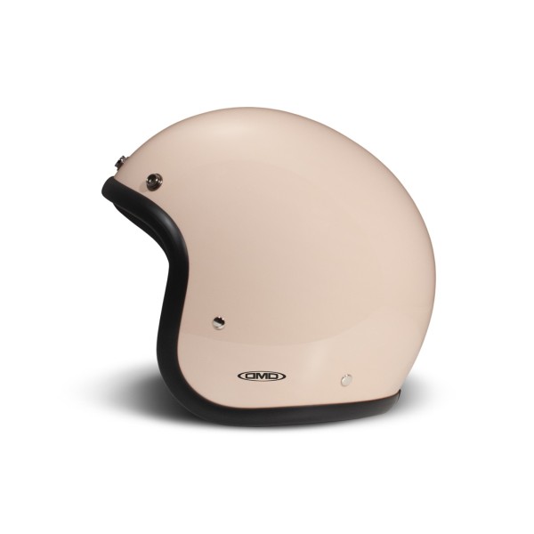 Casco DMD jet Retro, beige, brillante, Cipria, fibra de vidrio, ECE 22.06
