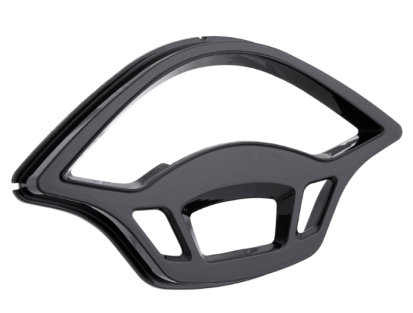 Bisel de velocímetro interior para Vespa Primavera/​Sprint 50-150ccm, negro brillante