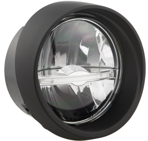 Faro LED para Vespa Primavera 50-150ccm 2T/4T (-'18), negro mate