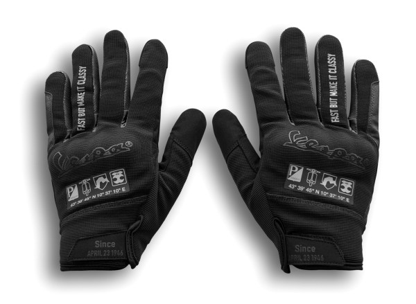 Guantes Vespa negro DEC