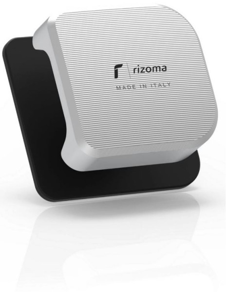 Gancho portaequipajes RIZOMA para Vespa GTS/GTS Super/GTV 125-300cc (`23-), plata/negro