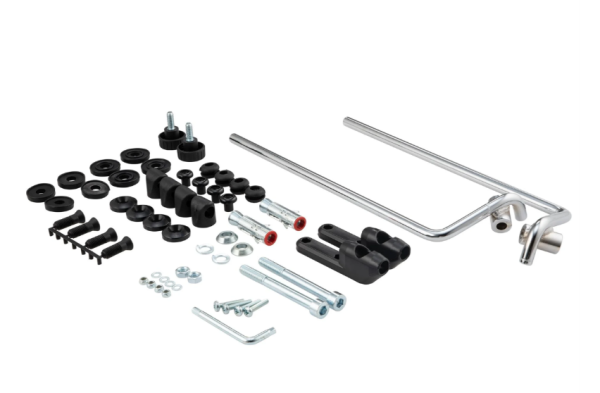 Material de montaje parabrisas FACO "Twin-Screen" para Vespa Sprint 50-125ccm 2T/4T