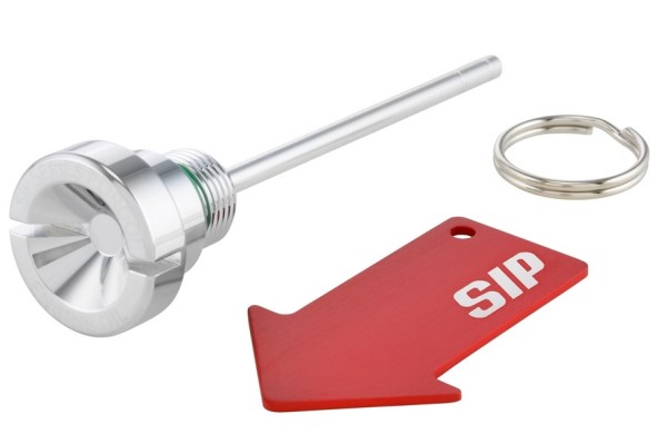 Tornillo de llenado de aceite aceite de motor para Vespa GTS/​GTS Super/​GTV 300ccm HPE, cromo