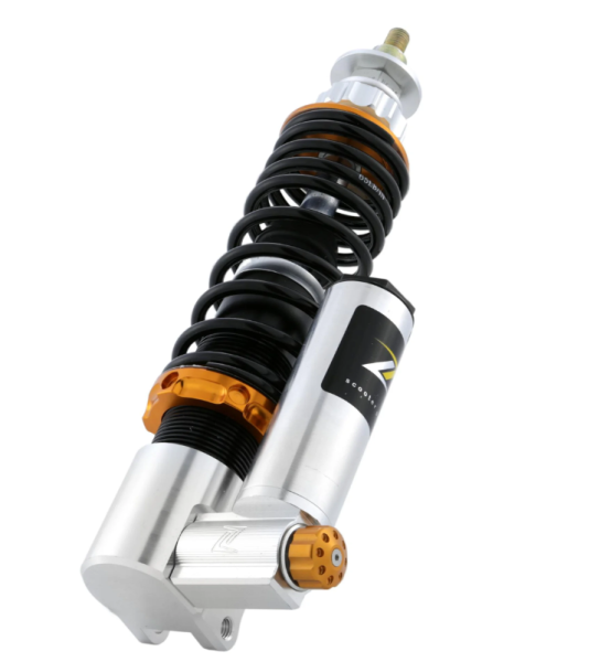 Amortiguador delantero ZELIONI para Vespa ET2/ET4/LX/LXV/S 50-150ccm, plata/naranja/negro