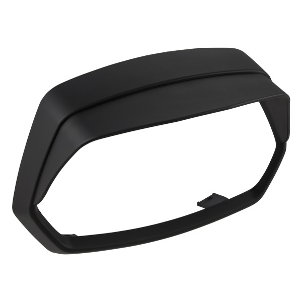 Anillo de lámpara negro mate con pantalla para Vespa Sprint 50-150ccm ('18-)