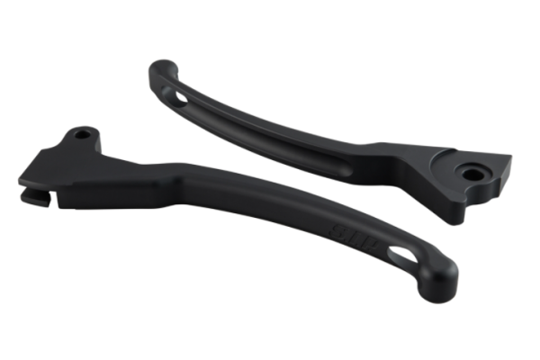 Palanca sport set freno izquierda/derecha para Vespa LX/​LXV/​S/​Primavera/​Sprint 50-150ccm, gris mate