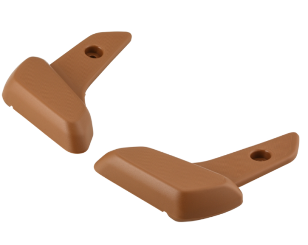 Reposapiés marrón claro izquierdo/derecho para Vespa Primavera/​Sprint 50-150ccm, plástico