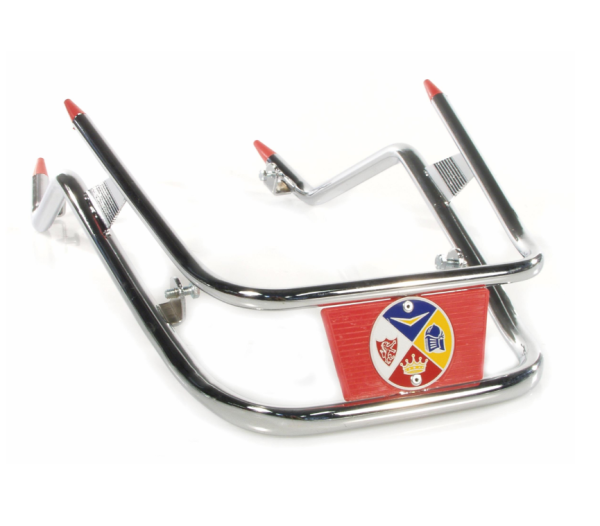 Guardabarros parachoques delantero para Vespa PX 80-200cc, cromado