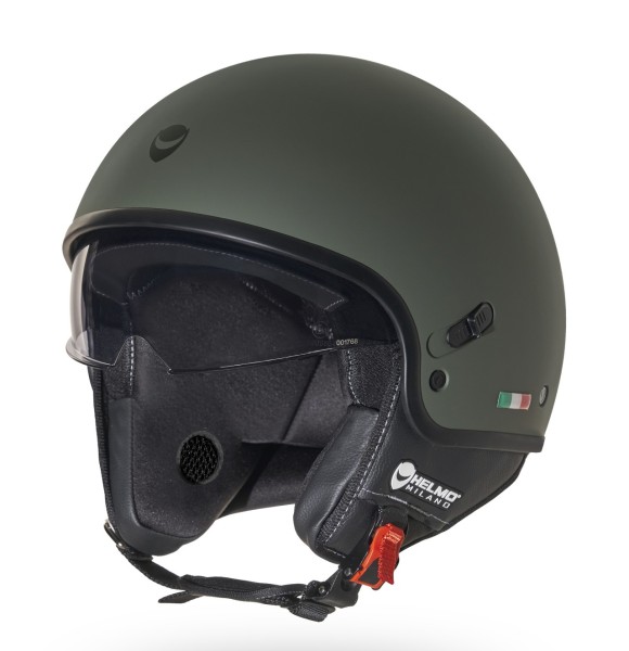 Helmo Milano Demi Jet, Puro Slider, verde mate